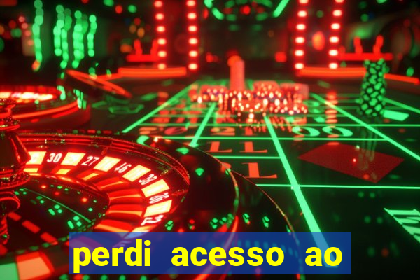 perdi acesso ao google authenticator